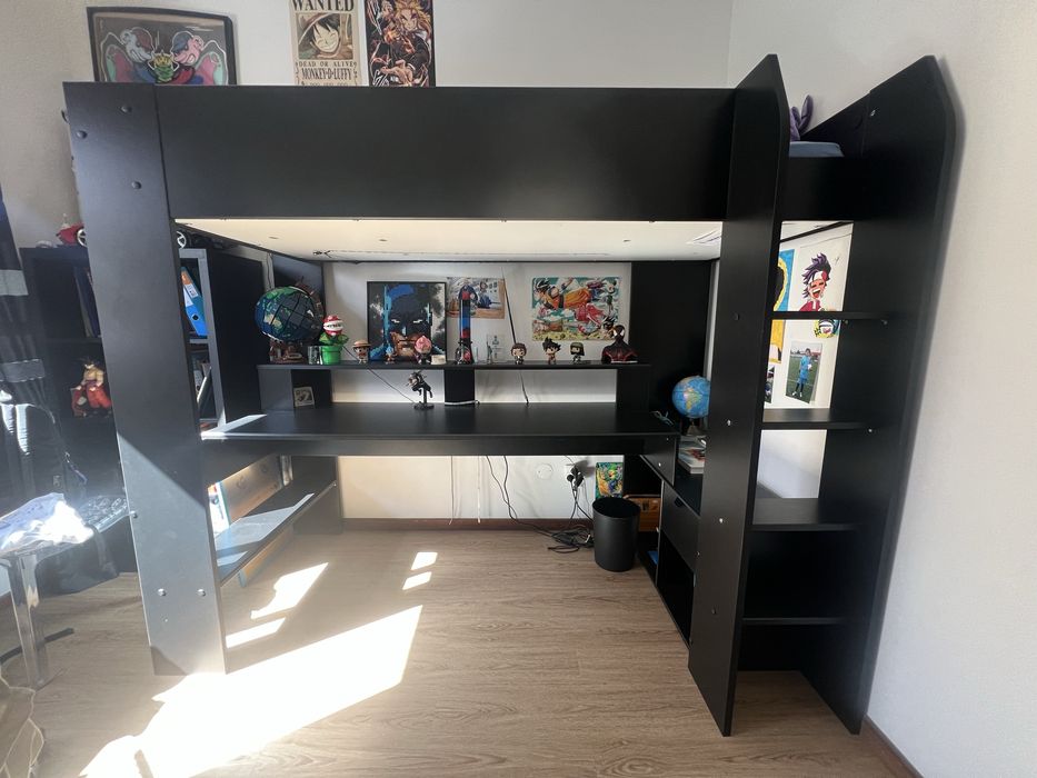 Cama criança alta gamer