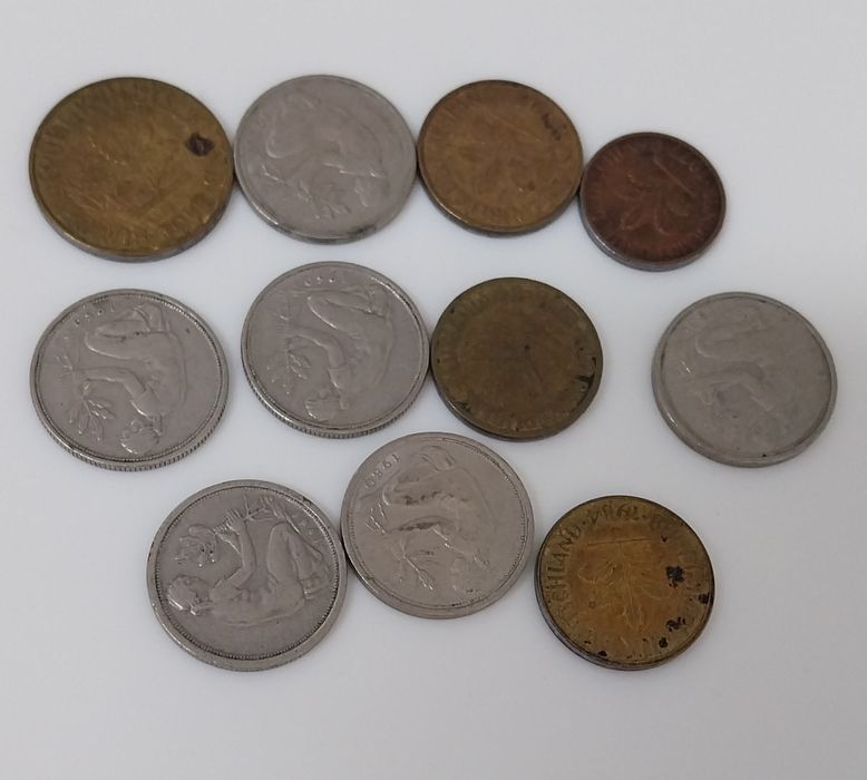 Lote de 11 moedas da Alemanha