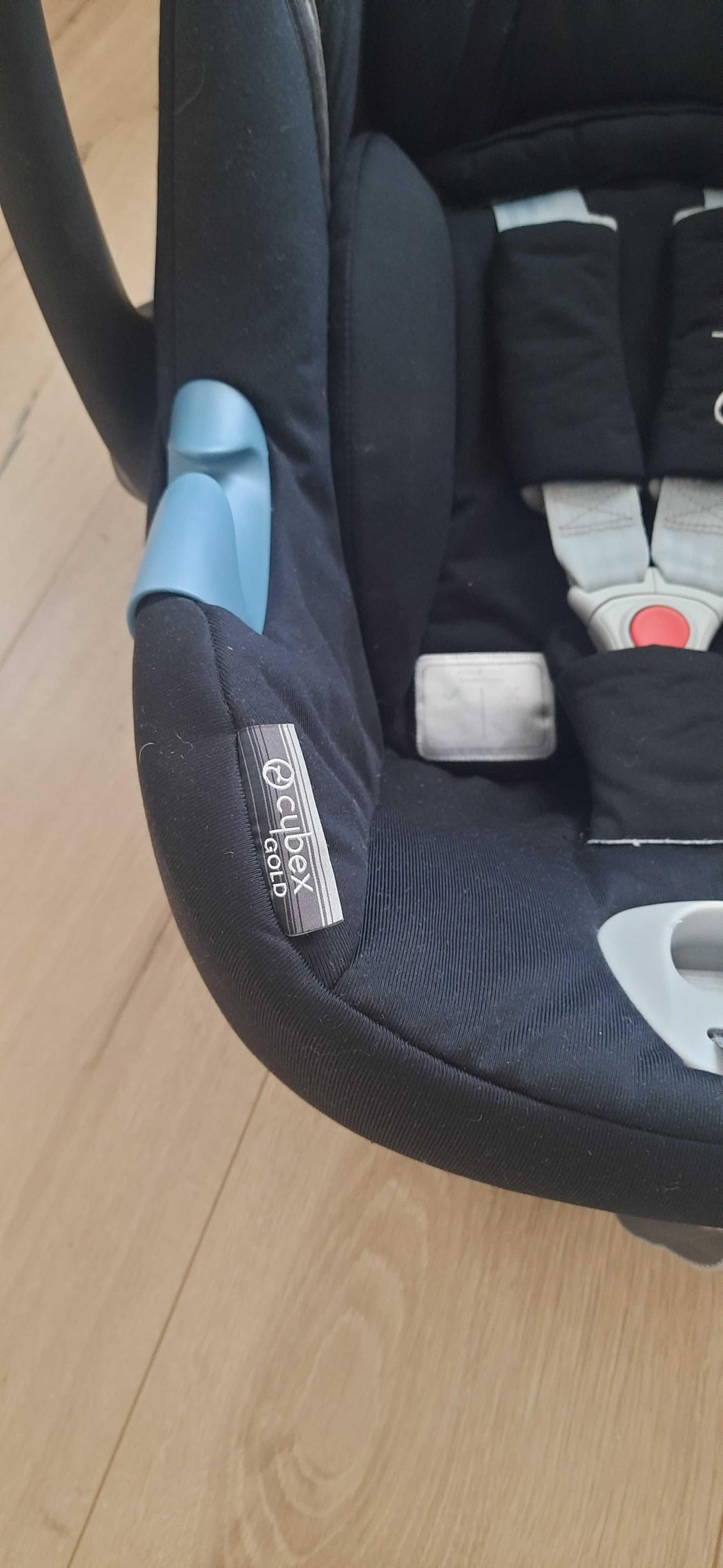 FOTELIK + BAZA Cybex Aton M i-size Lavastone Black w b.dobrym stanie