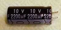 Конденсатор 10V 2200 mF 

EJICON 

состояние Б.У
  25 мм