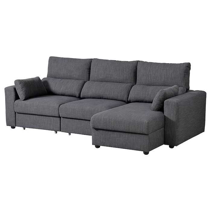 Sofa/ narożnik IKEA Eskilstuna , 3-os, z szezlągiem- dostawa gratis