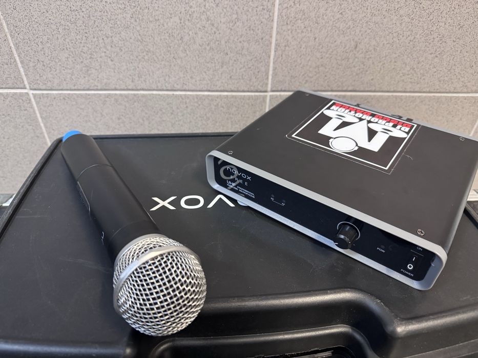 Zestaw bezprzewodowy z mikrofonem do ręki Novox FREE H1