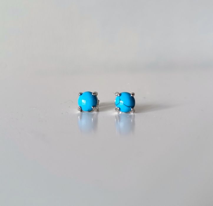 Kolczyki z turkusem