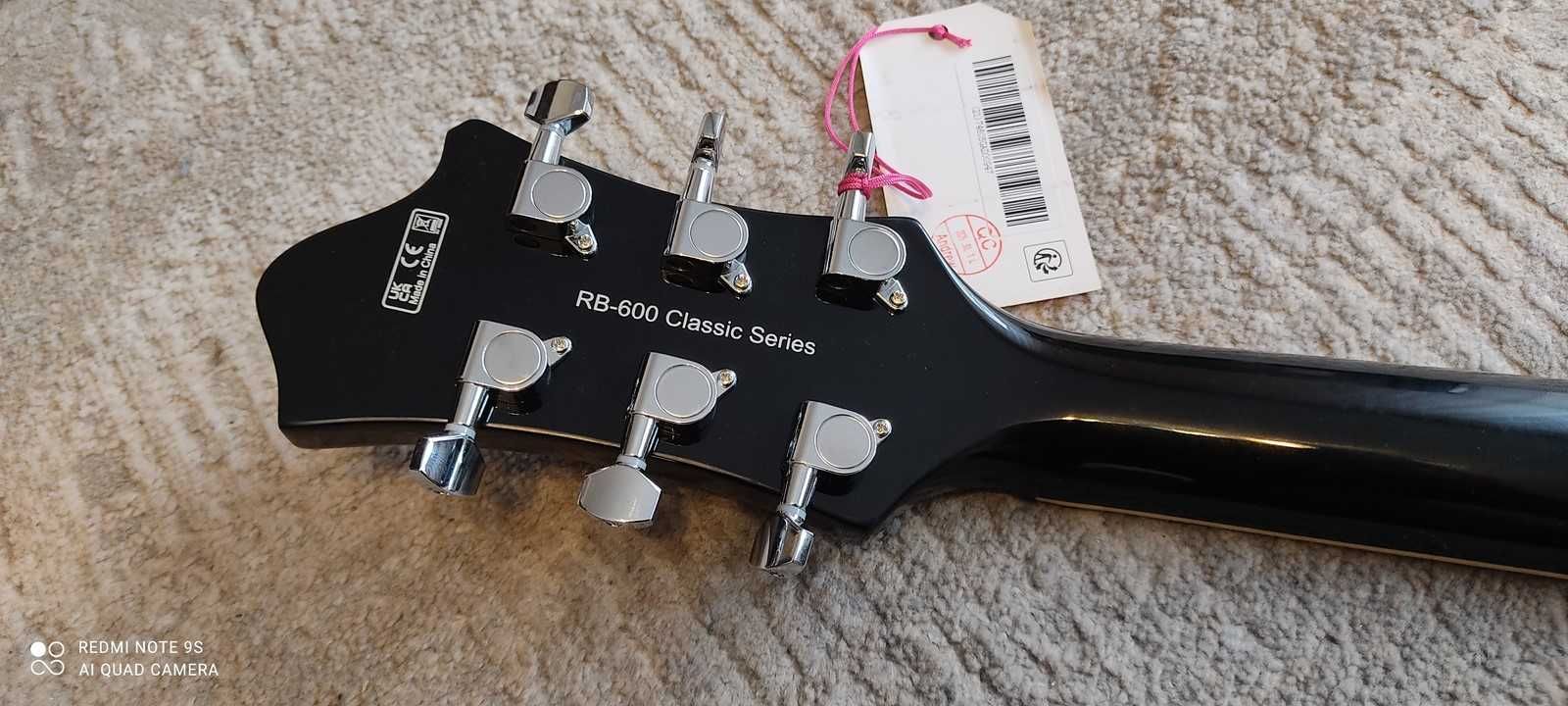 Gitara elektryczna Harley Benton RB-600BK Semi Hollow + SETUP! OKAZJA!