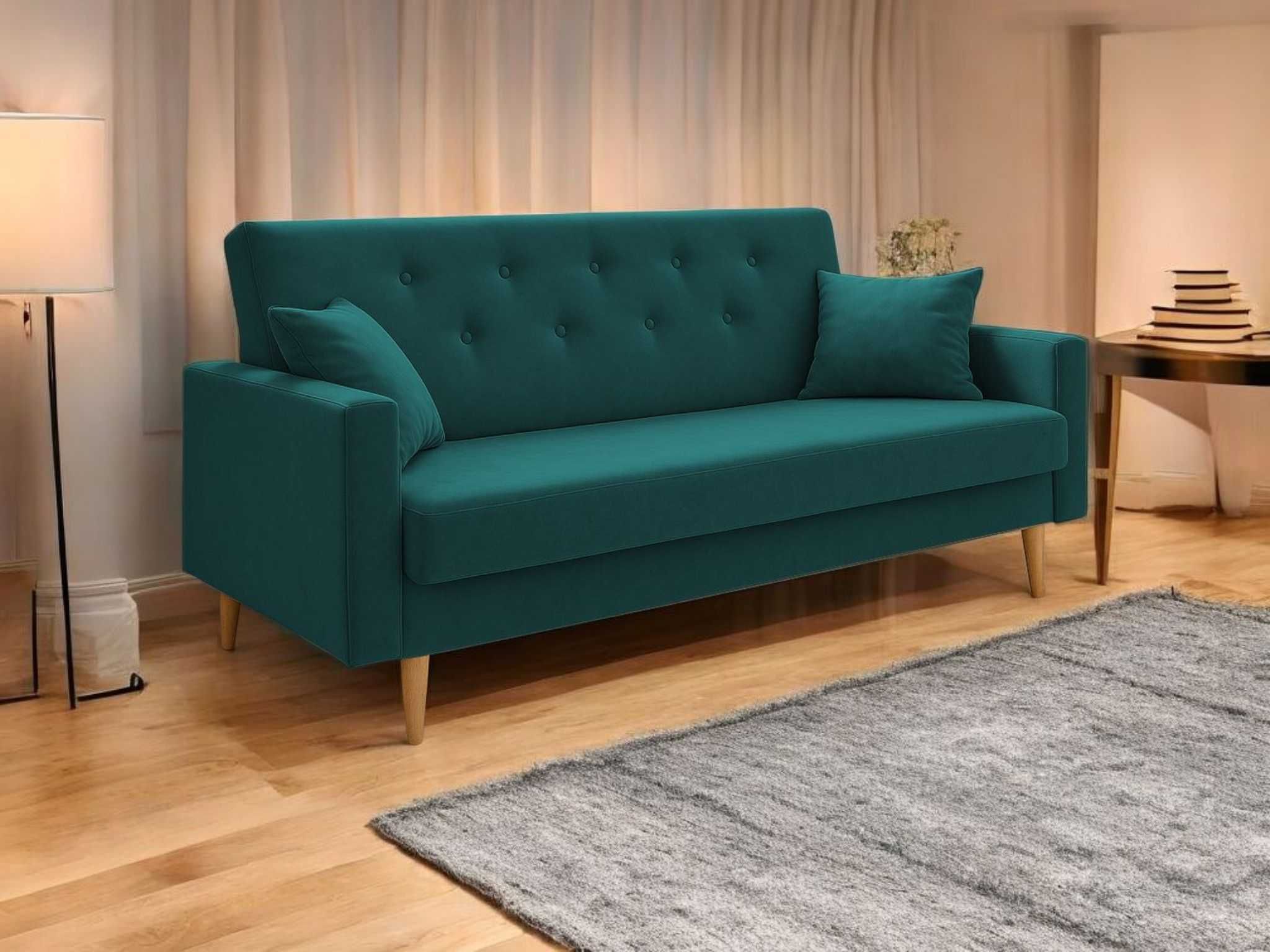 wersalka rozkładana Z FUNKCJĄ SPANIA z pojemnikiem kanapa sofa łóżko