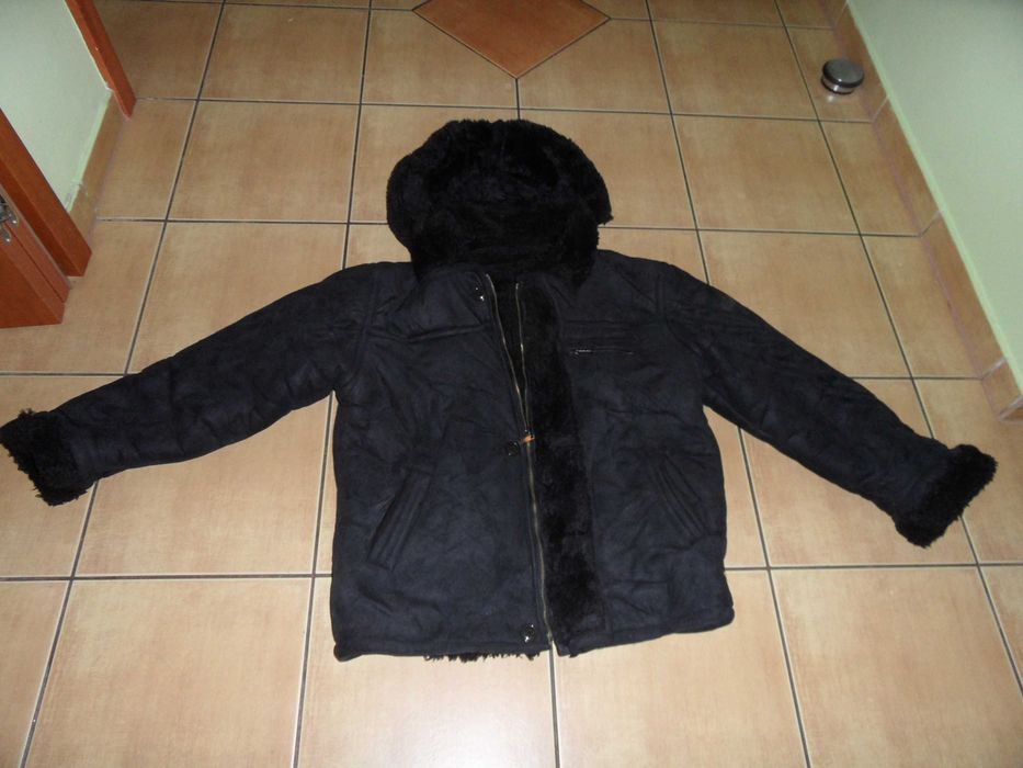 Męski Ciepły fajny kożuch