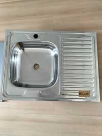 Zlewozmywak kuchenny INOX+syfon NOWE