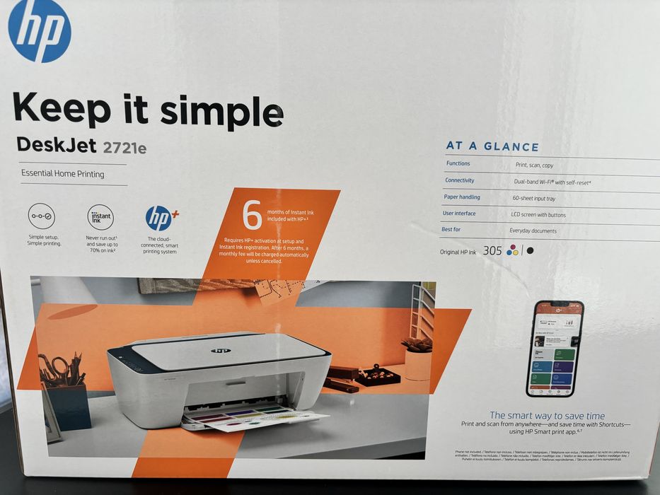 Impressora deskjet 2721e