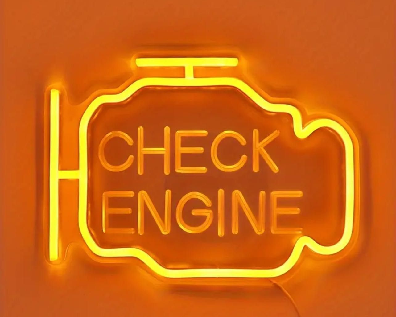 Neon check engine led USB
