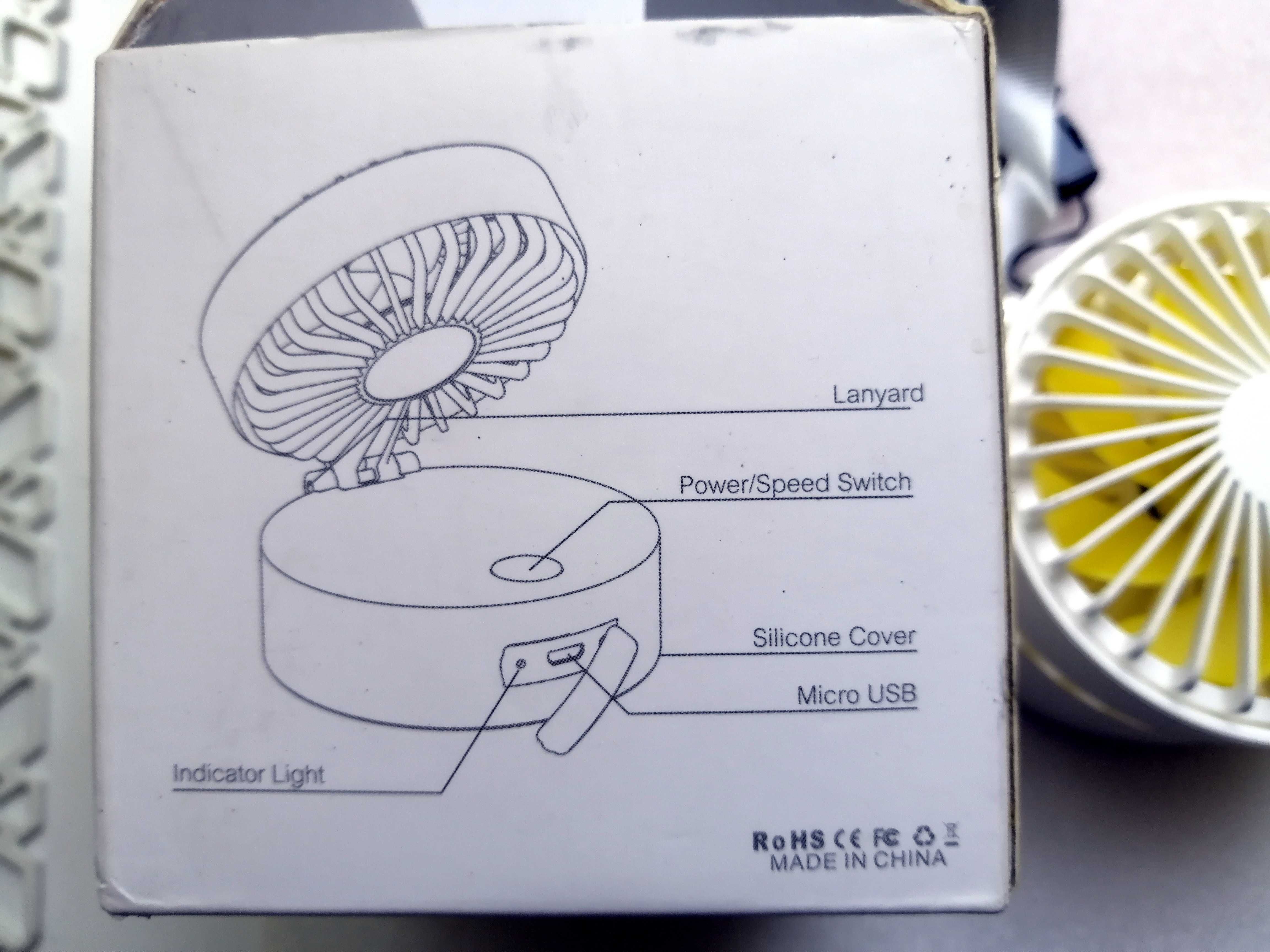 Персональний ручний вентилятор EasyAcc Mini Fan Necklace