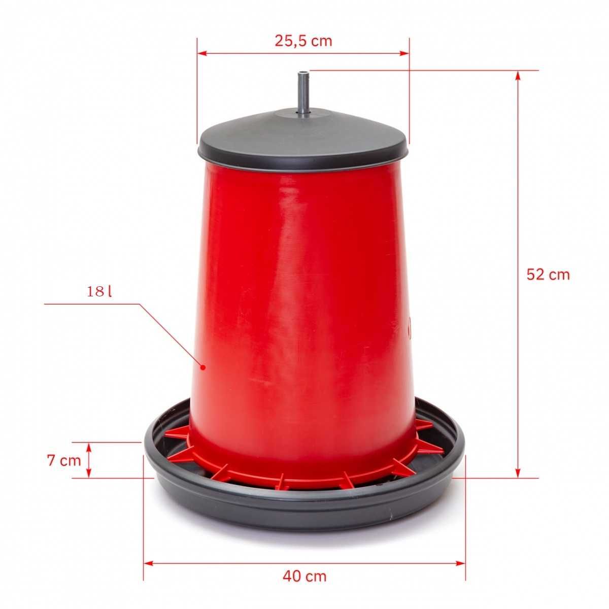 Karmidło dla drobiu 18 kg HELIOS