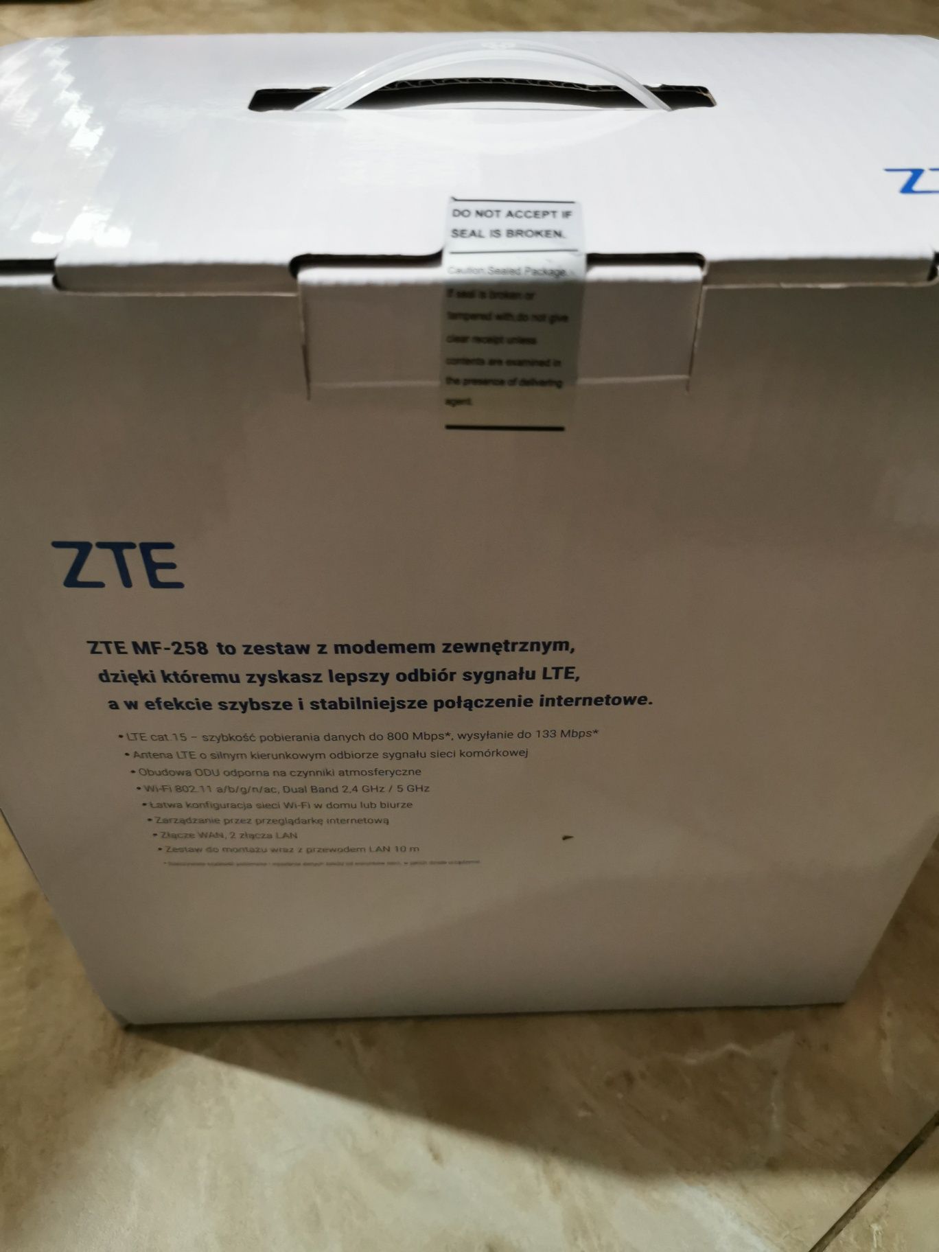 Modem ZTE MF-258 z gwarancją zewnętrzy