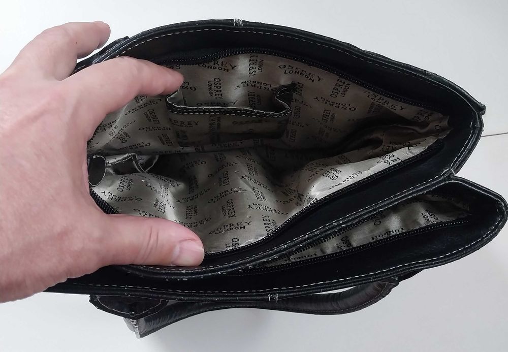 Сумка Osprey London натуральная кожа оригинал Размеры 29х24х9 см