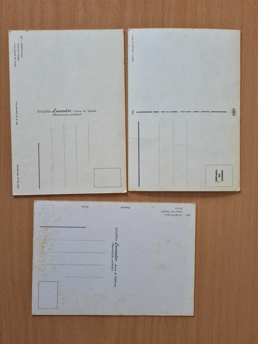 3 postais ilustrados de Viana do Castelo, Portugal