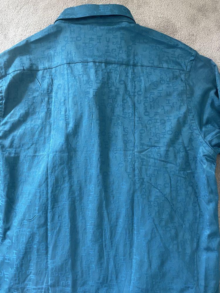 Koszula turkosowa Hugo Boss r. XL!
