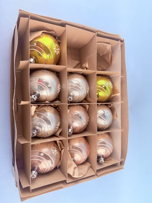 Bombki choinkowe bańki ozdoby świąteczne szklane