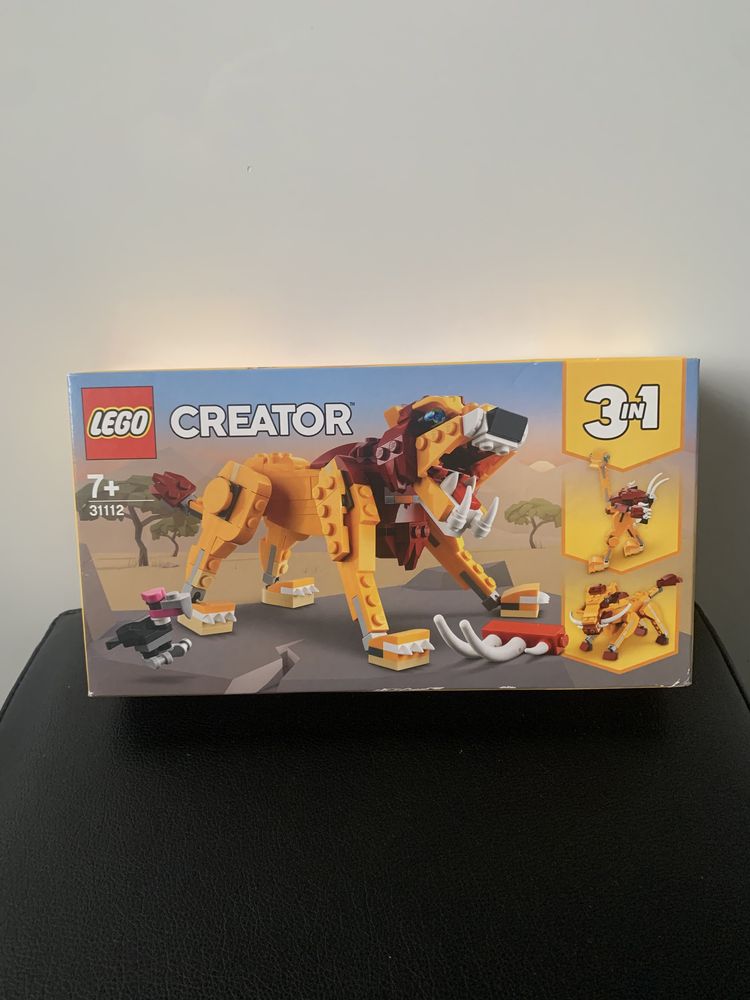 Klocki lego creator 3 w 1 zestaw 31112 dziki lew