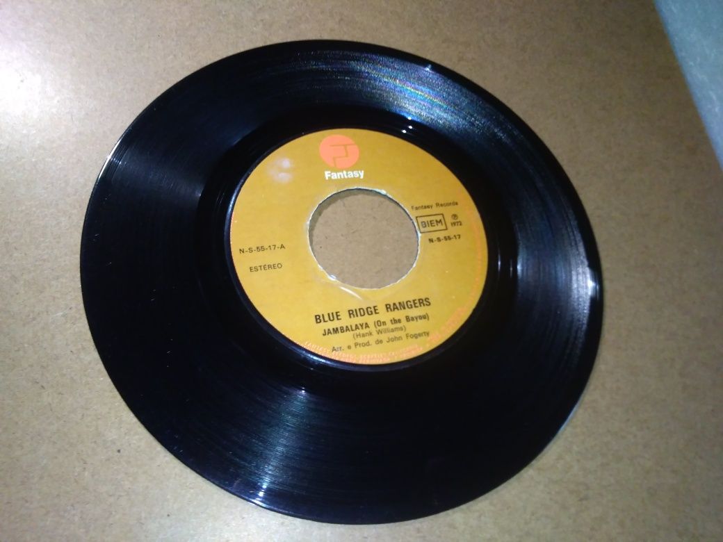 Raro vinil single The Blue Ridge Rangers de 1972