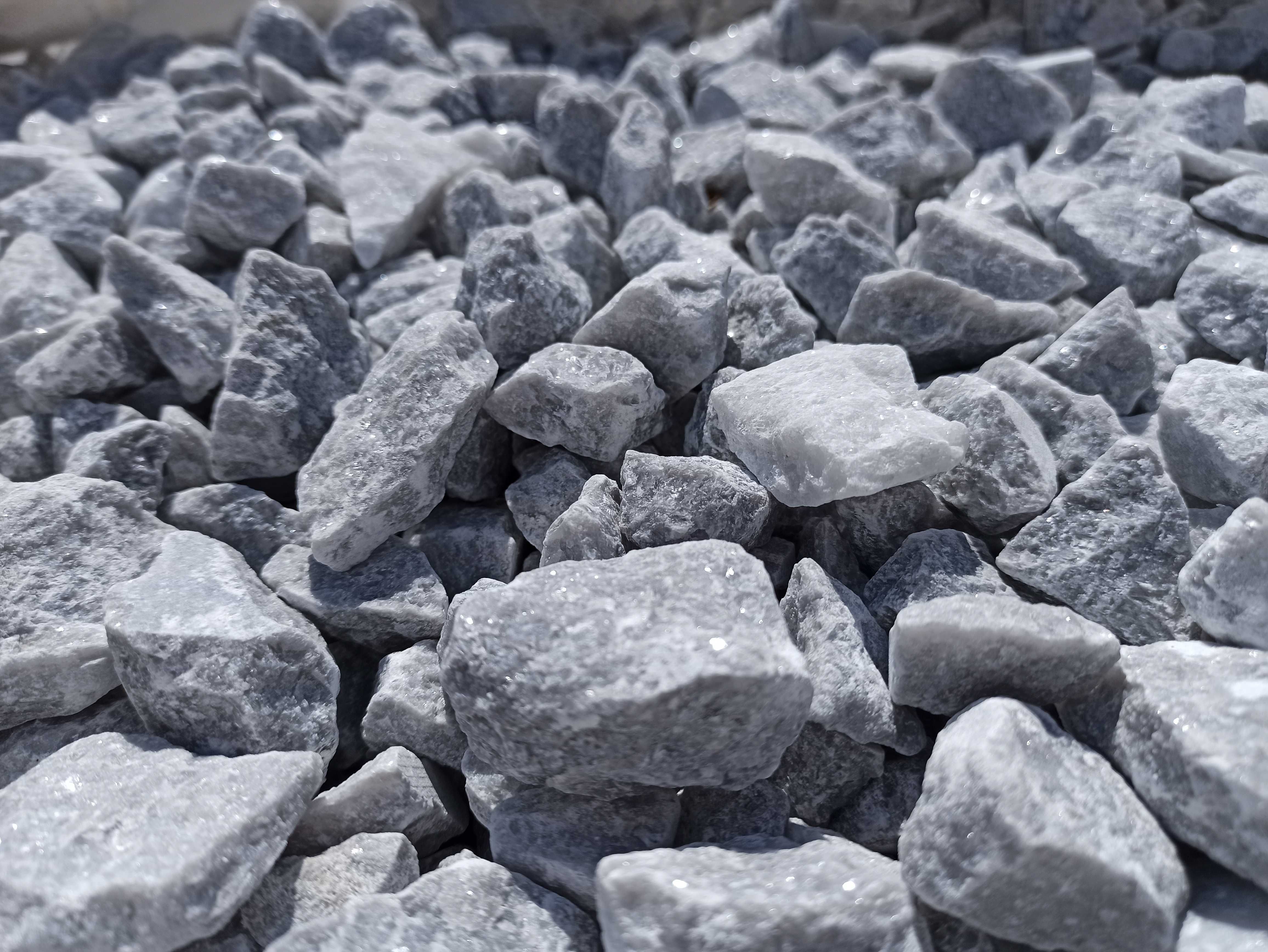 Grys Ice Blue Kamień Szary Biały Marianna Kora Kamienna Granitowy Żwir