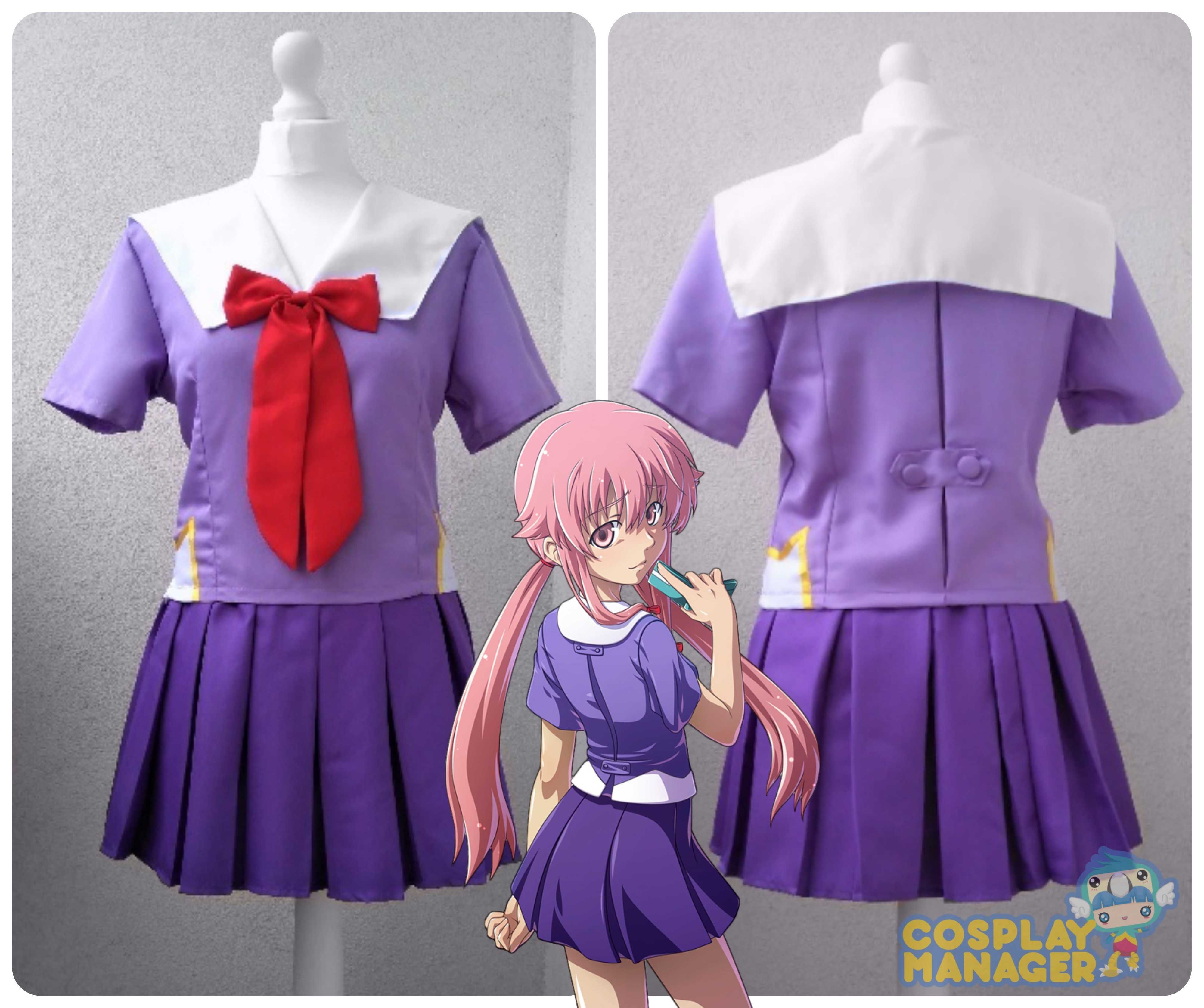 Cosplay Yuno Gasai Anime manga Mirai Nikki rozm. S Nowy