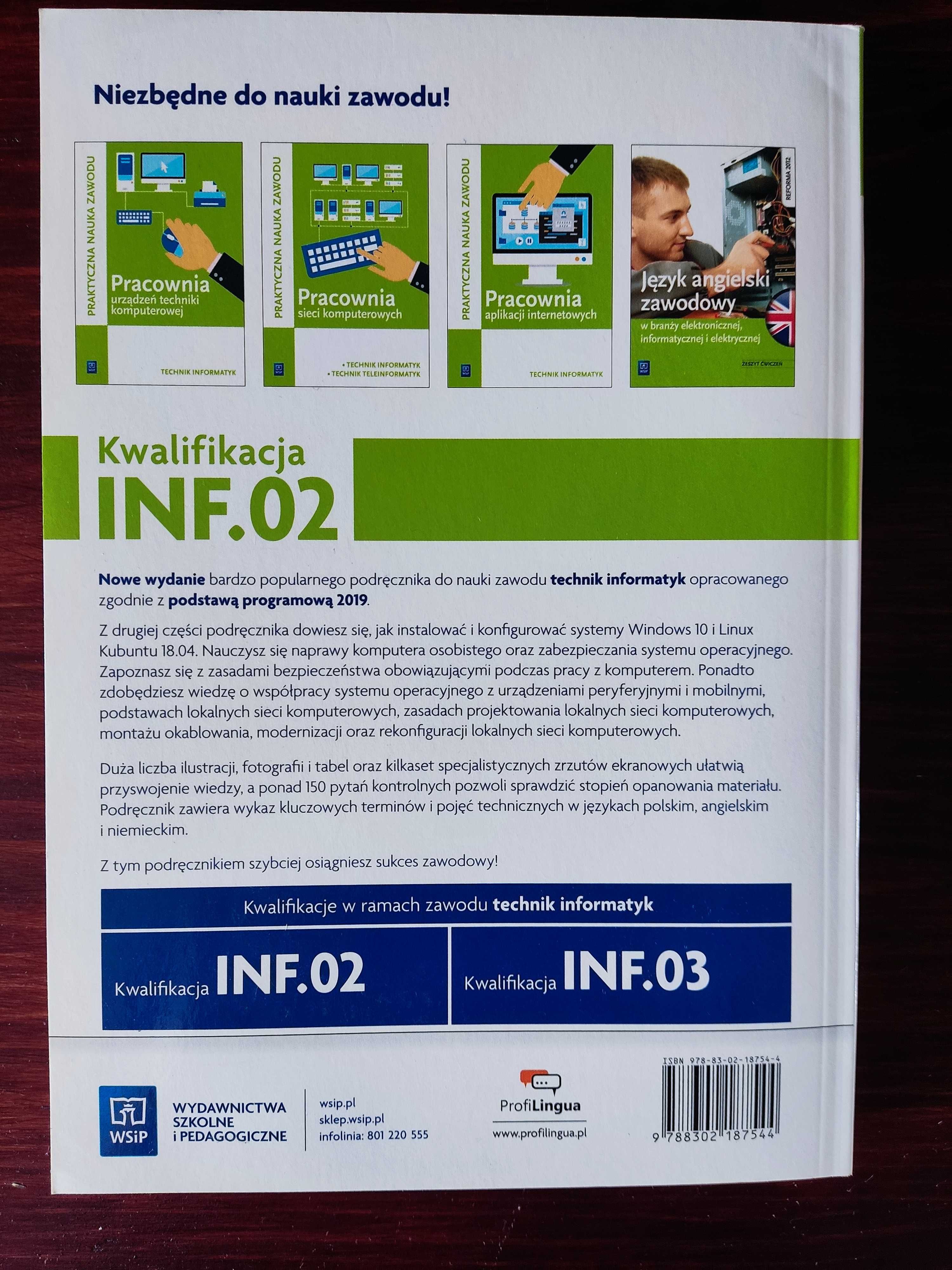 INF.02 Administracja i eksploatacja systemów komputerowych część 2