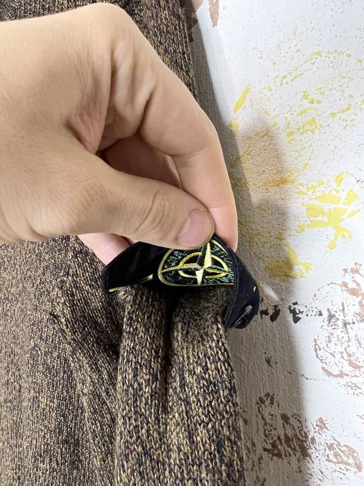 Свитер зипка 1/3  кофта Stone Island оригинал винтаж размер L
