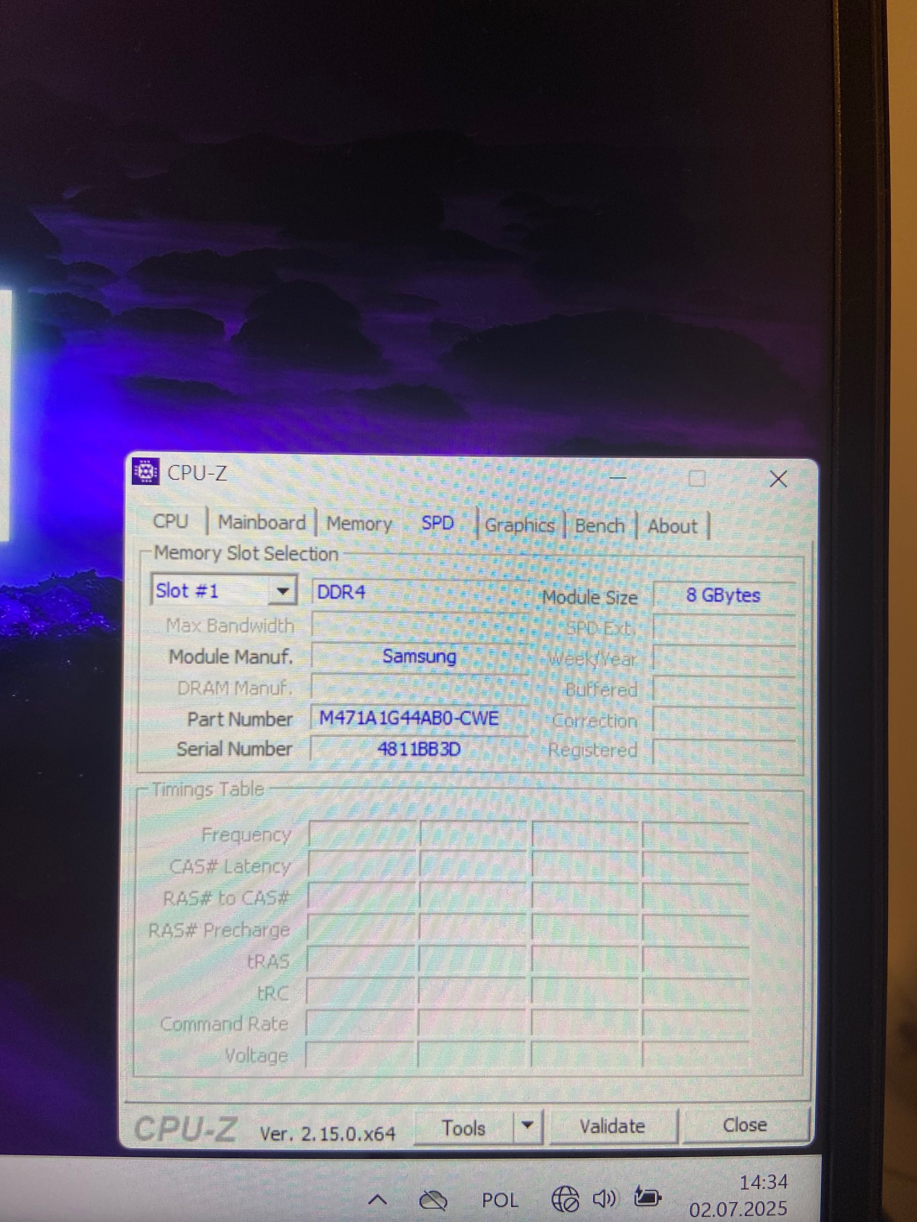 Pamięć RAM SAMSUNG 16GB SODIMM DDR4 3200mhz/2x8GB=16GB/Do laptopa