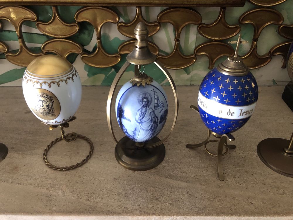 Coleção de ovos de porcelana (técnica fabergé) de inspiração católica