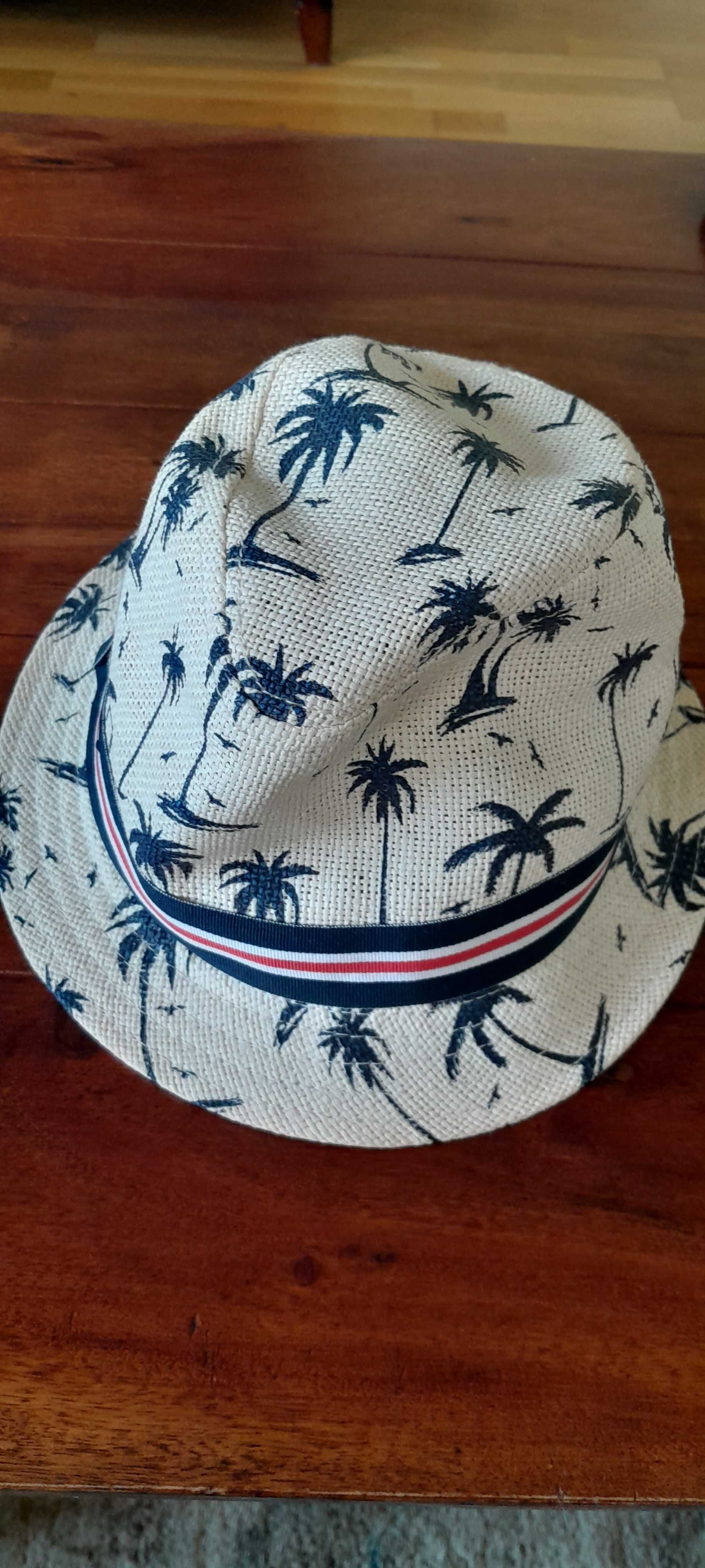 Kapelusz slomkowy firmy H&M dla chlopca roz.92-104