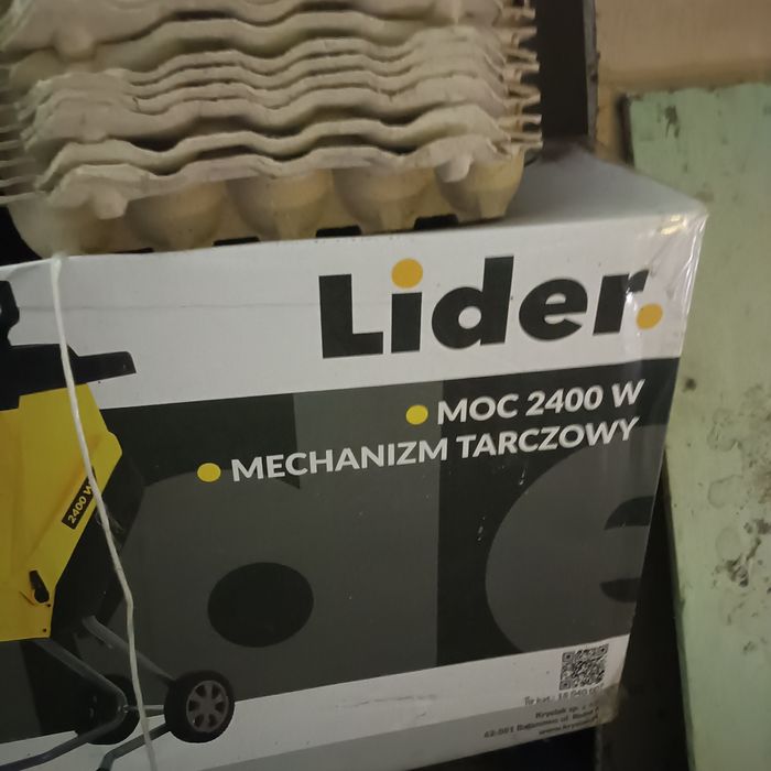 Lider grę 2400 rębak rozdrabniacz gałęzi