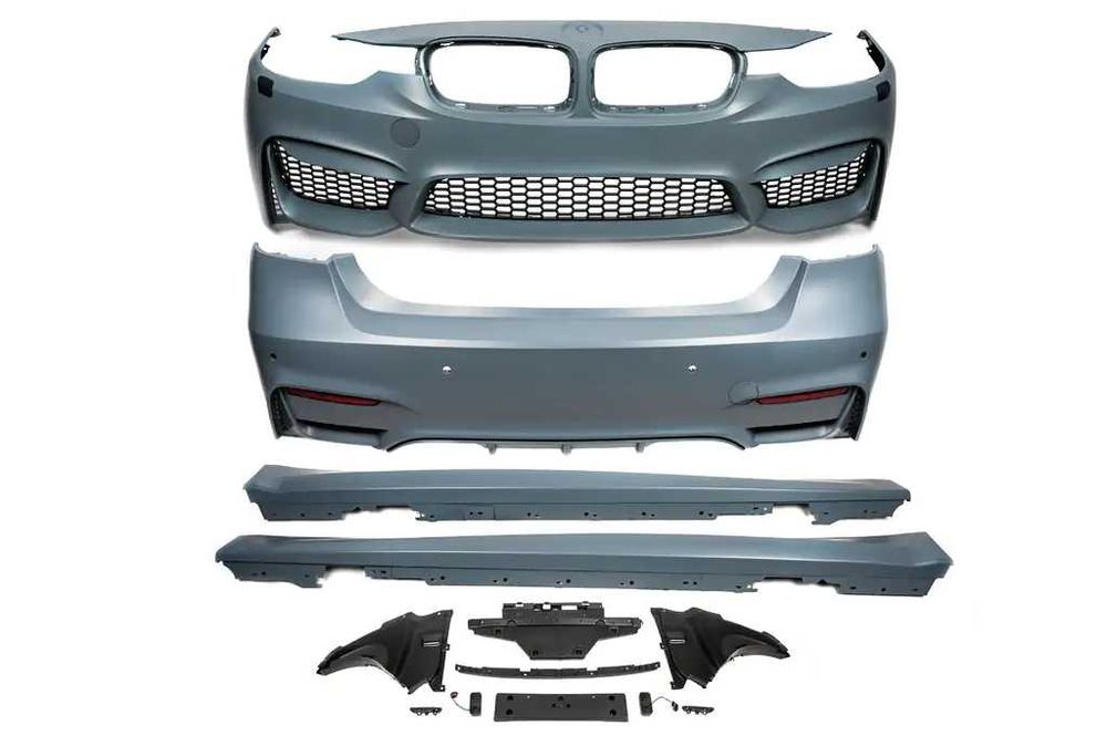 Обвес M3 на бмв BMW F30 3 Series ф30 2012-2018 в стиле M3 F80 бампер