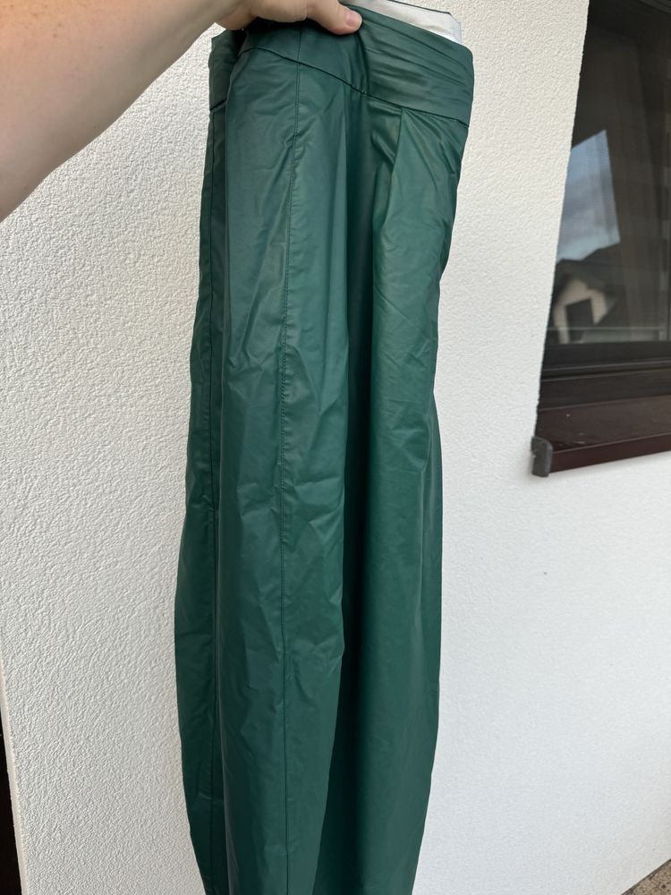 Acephala spodnie zielone mega stylowe podszyte jedwabiem L
