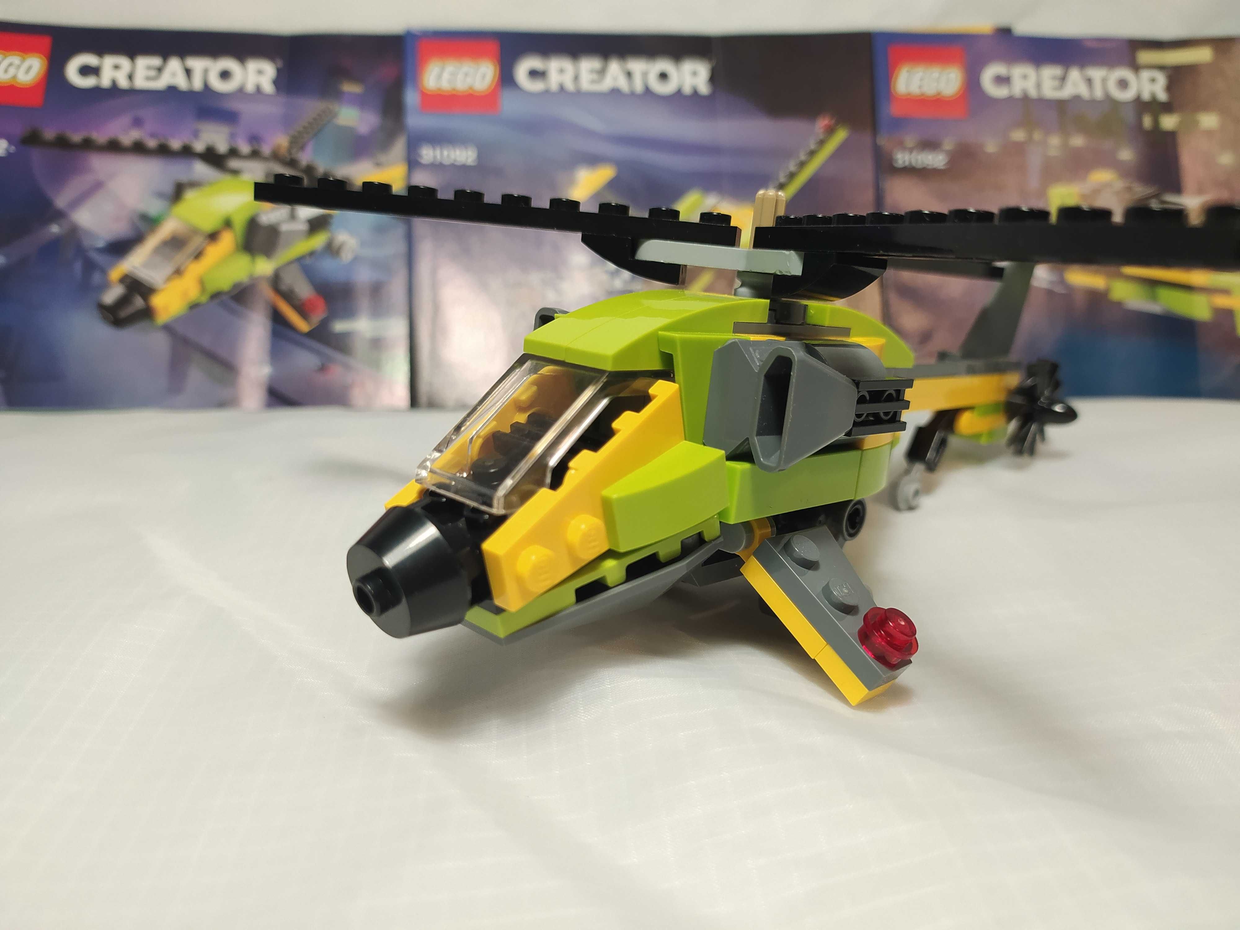 Kompletny i oryginalny zestaw LEGO 31092 Creator 3w1  helikopter