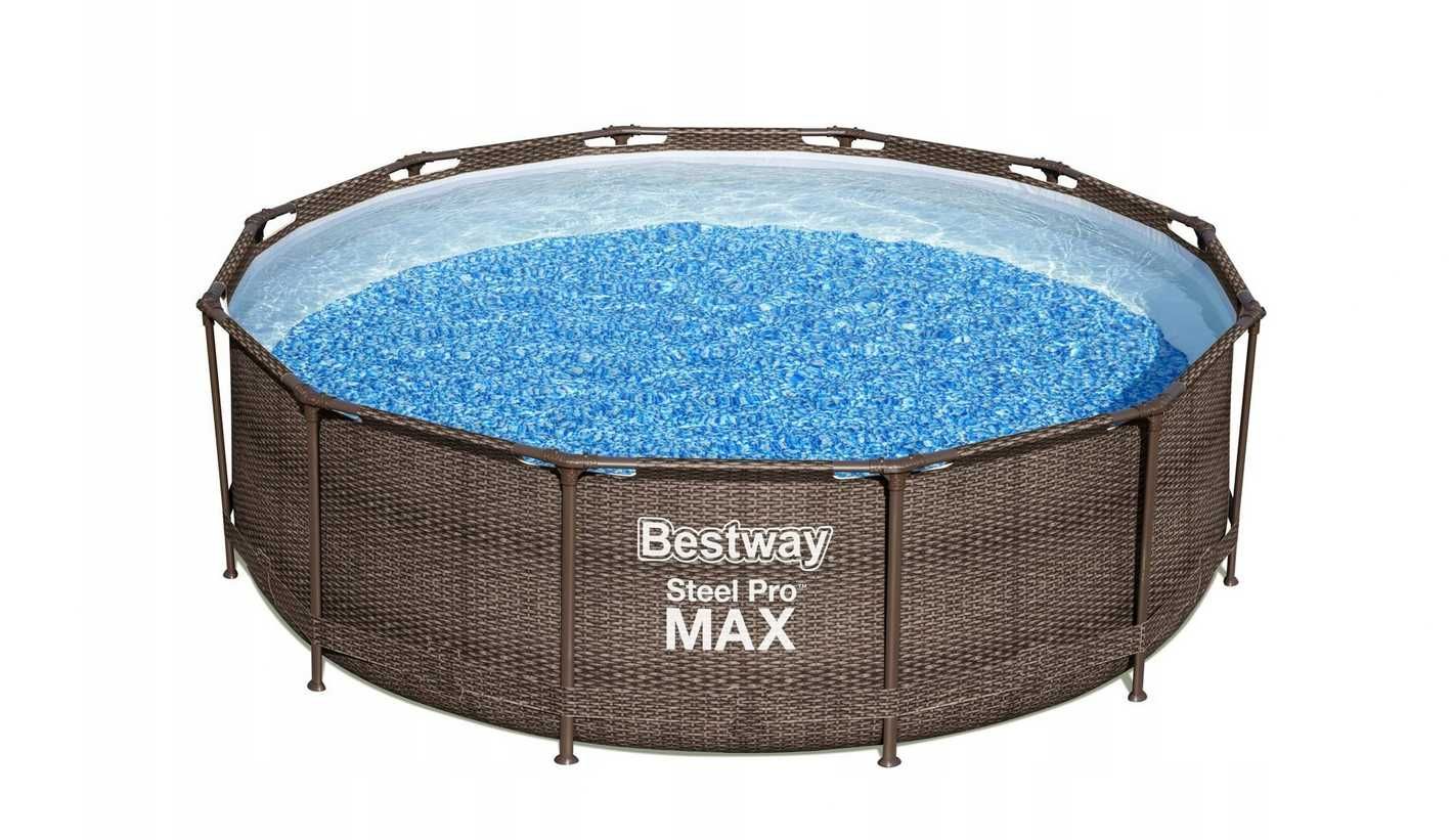 Басейн  каркасний Bestway Steel Pro Max 366х100 см 9150л наявні 56709