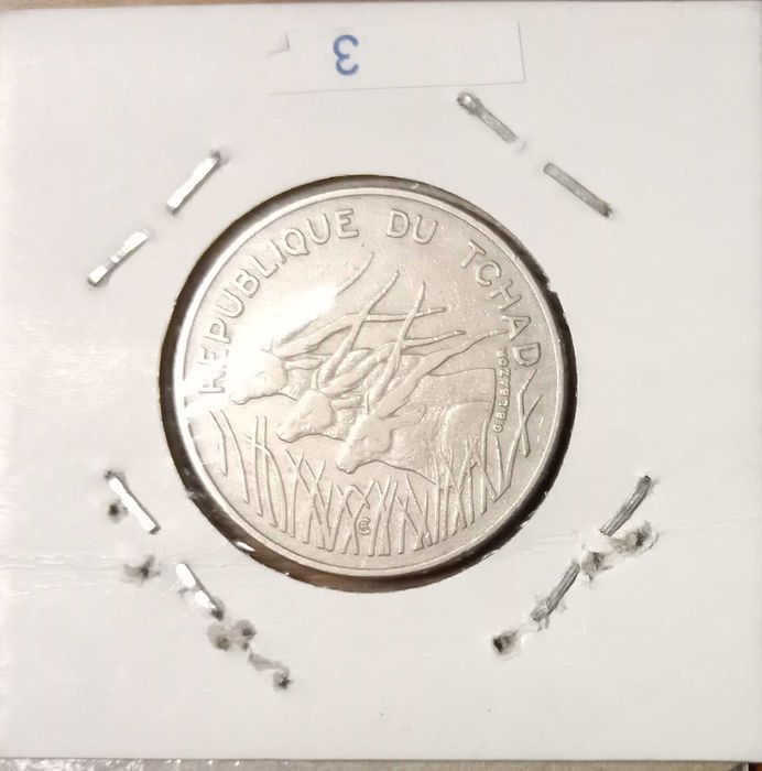 Chade - - - 100 Francs - 1978 - - - Moeda