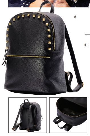 Mochila Preta Oriflame NOVA