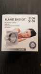 Wentylator ścienny planet energy e 100ps fi 100 z wlacznikiem. Nowy