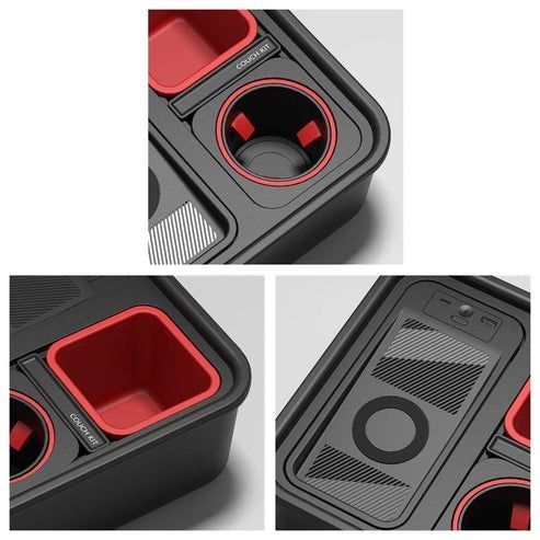 Suporte de copo auto balanceamento dividido antiderrapante sofá de arm