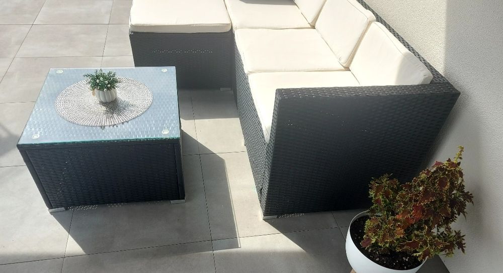 Cena okazyjna tylko do czwartku Narożnik zestaw ogrodowy