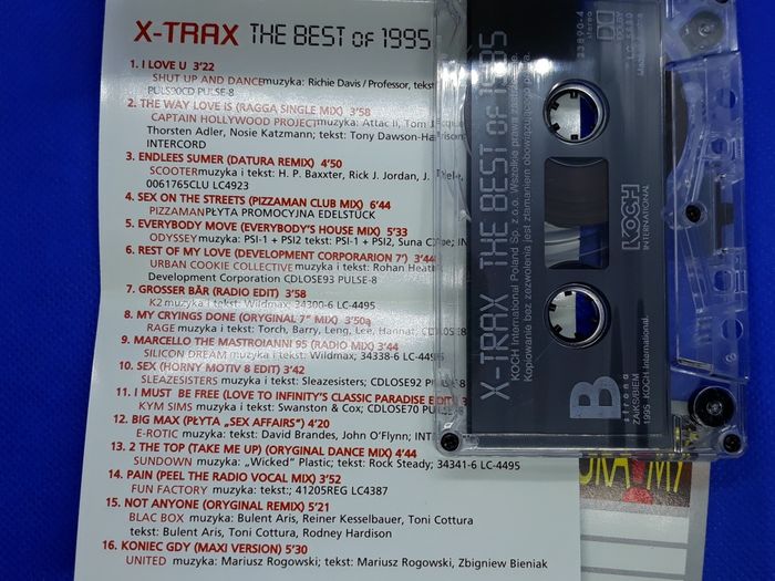 Kaseta X-Trax The Best of 1995.