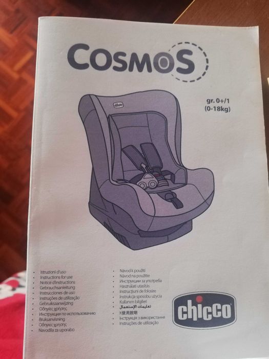 Vendo cadeira auto Chicco Cosmos BAIXA DE PREÇO!