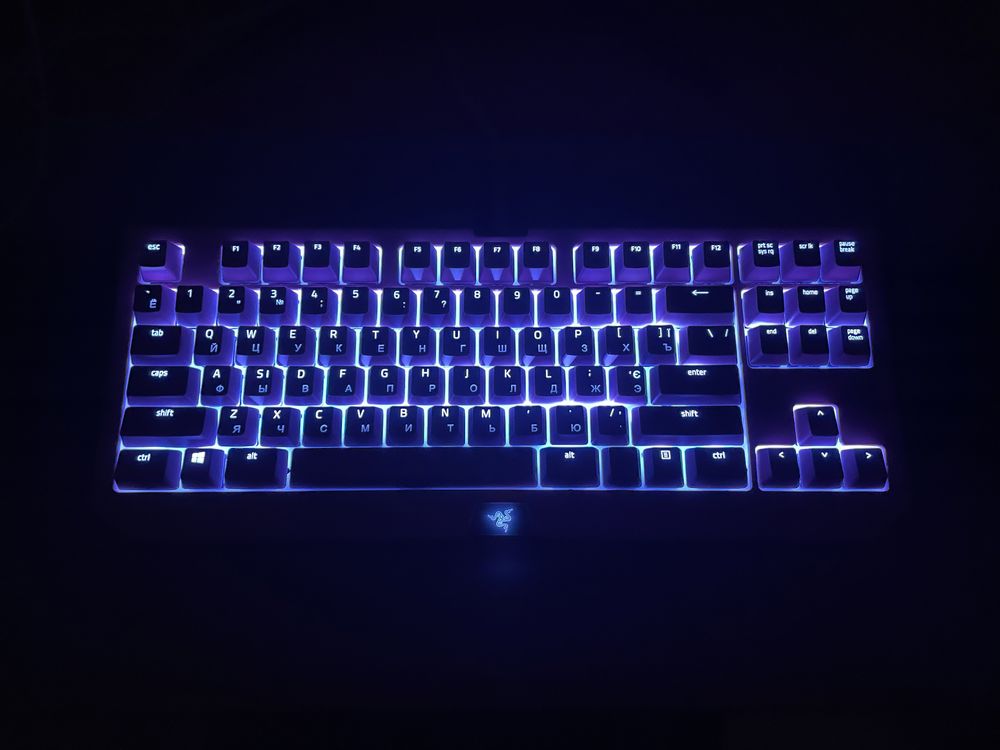 Razer blackwidow tournament edition quartz