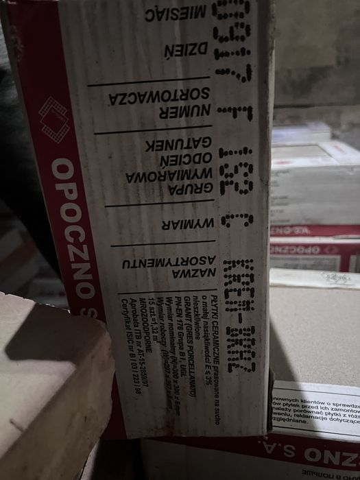 Plytki opoczno milton beżowe 50m2