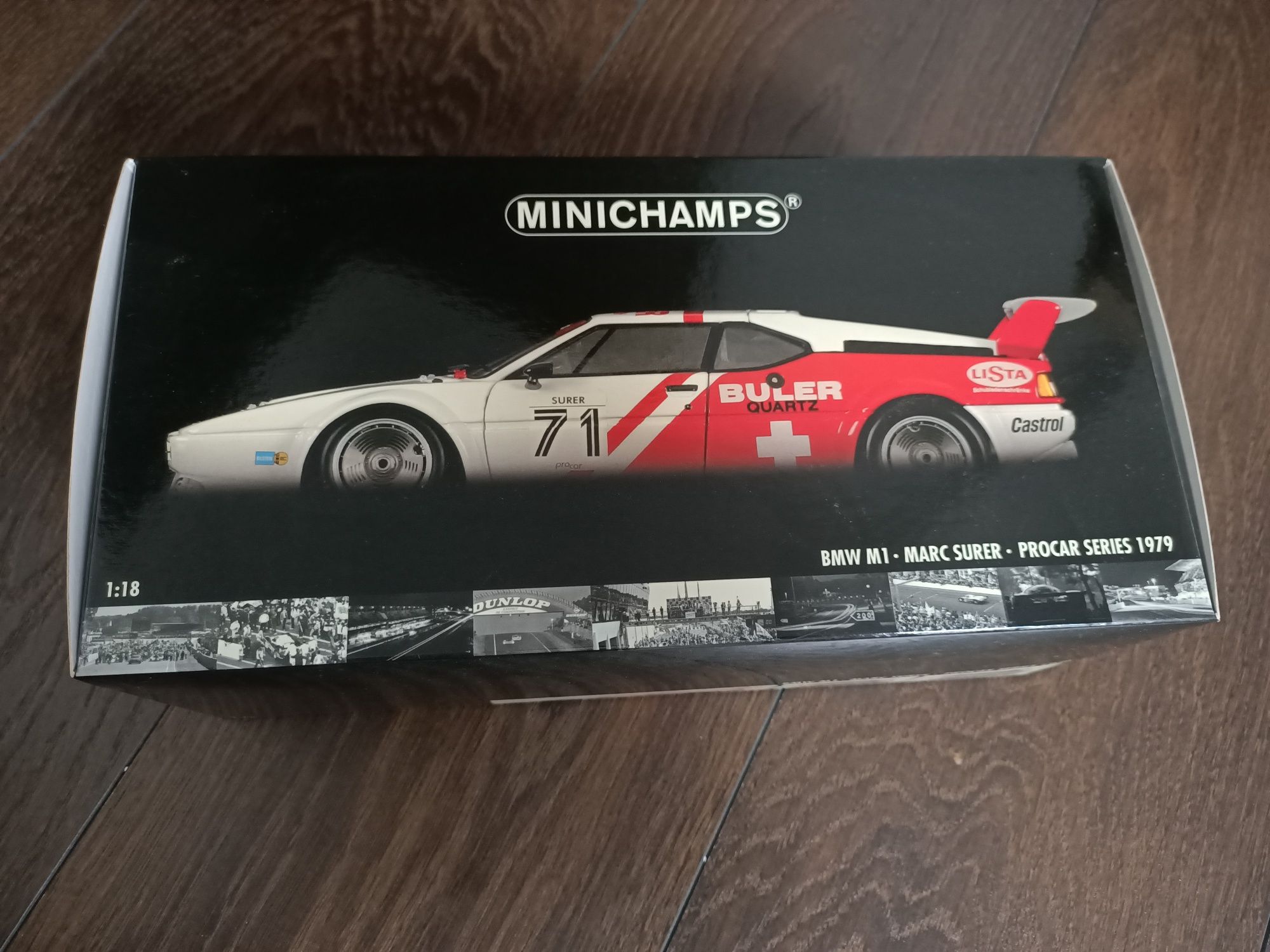 Model 1/18 Minichamps BMW M1 Procar 1979 #71 "Buler" M. Surer 1:18