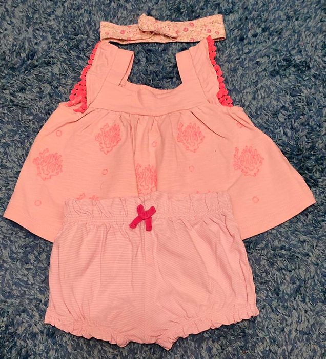 Zestaw ubranek letnich 6-9 m-cy (rozmiar 74)