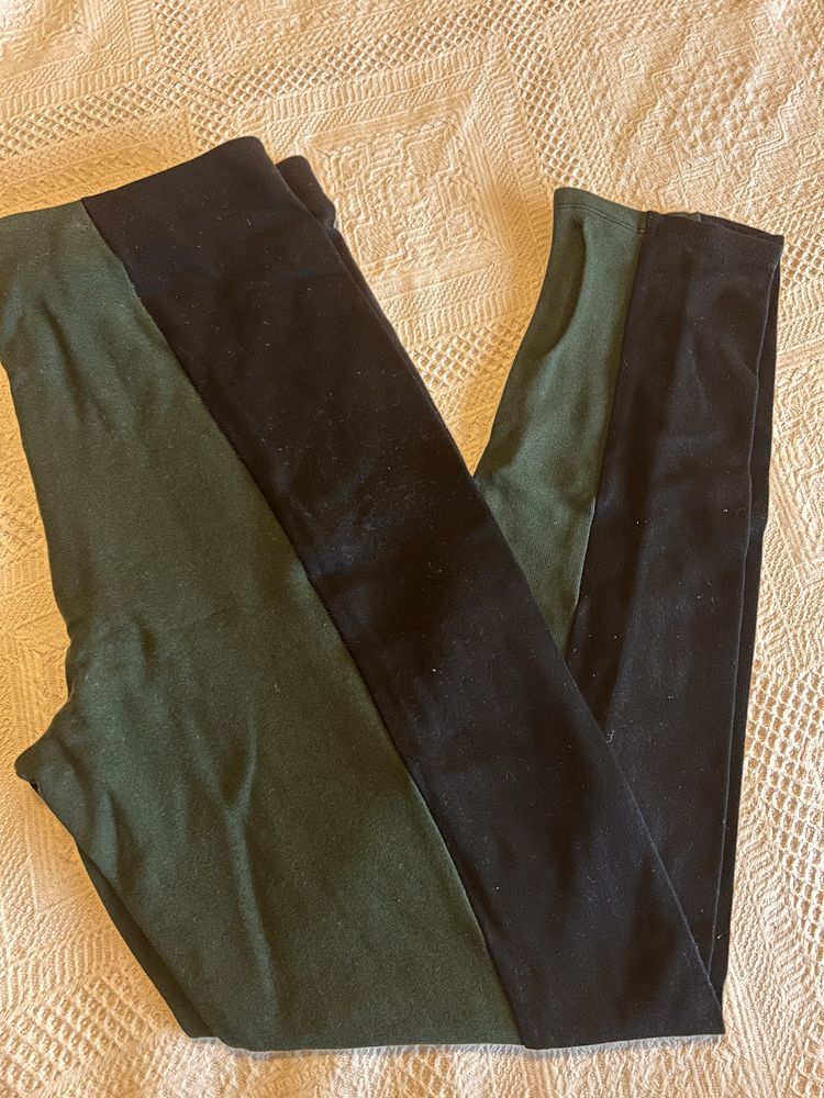 Legging preto e verde da Modalfa