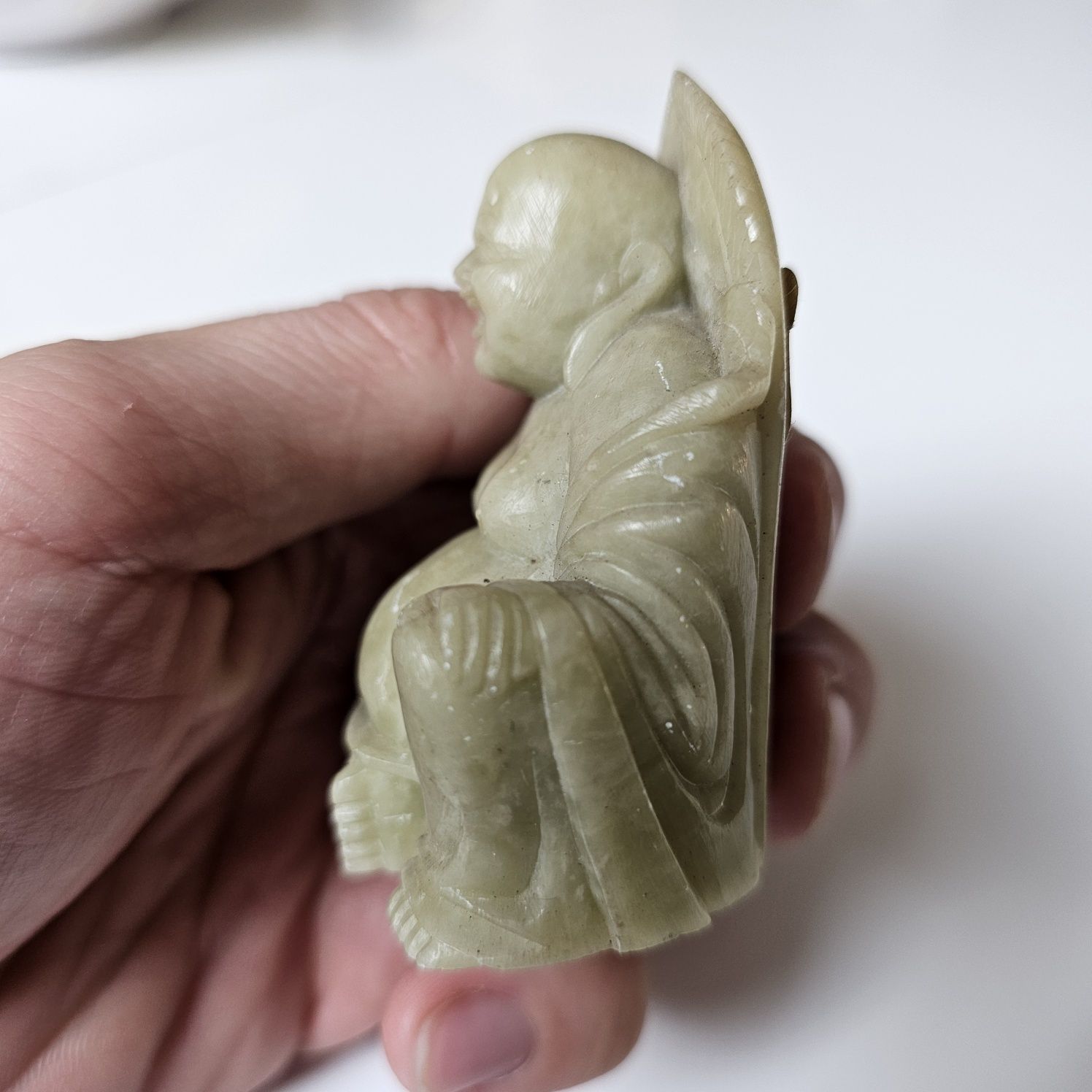 Rzeźba Śmiejący się Budda Kamień mydlany