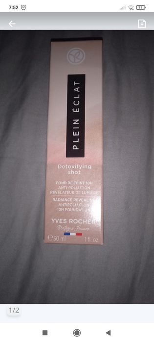 Yves Rocher podkład rozświetlający detoksykujący 30 ml