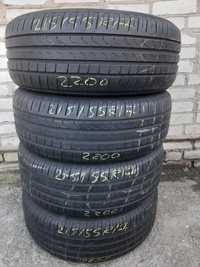 Шини б/у 215/55R17 Pirelli літо.