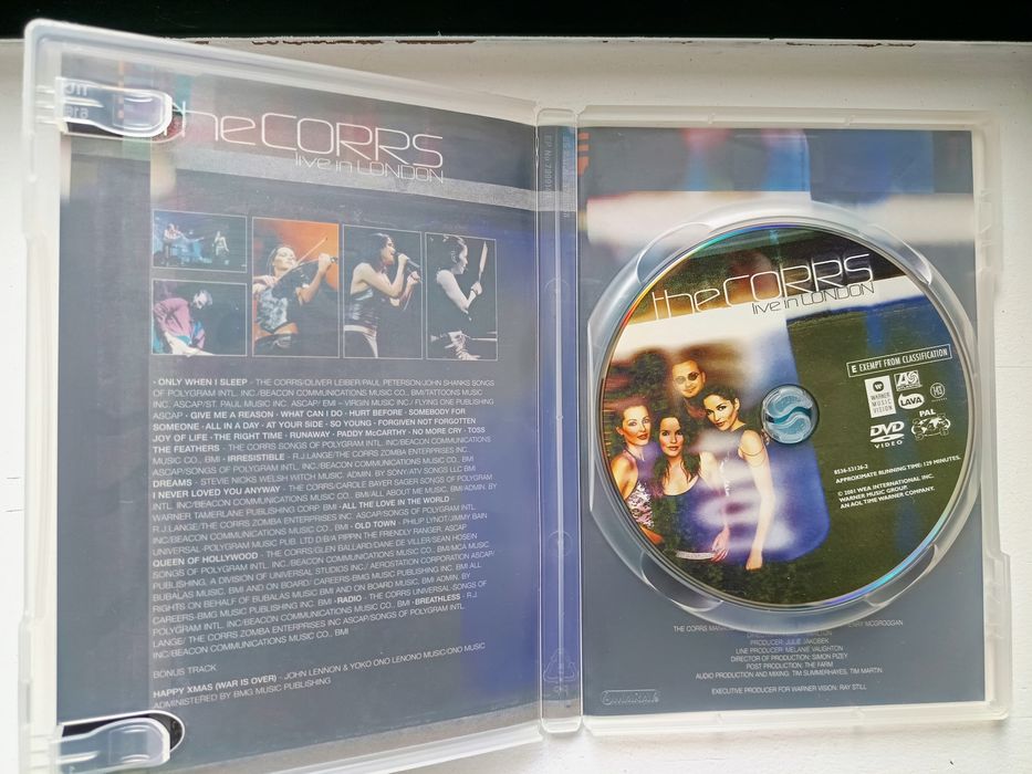 DVD musical  The corrs
